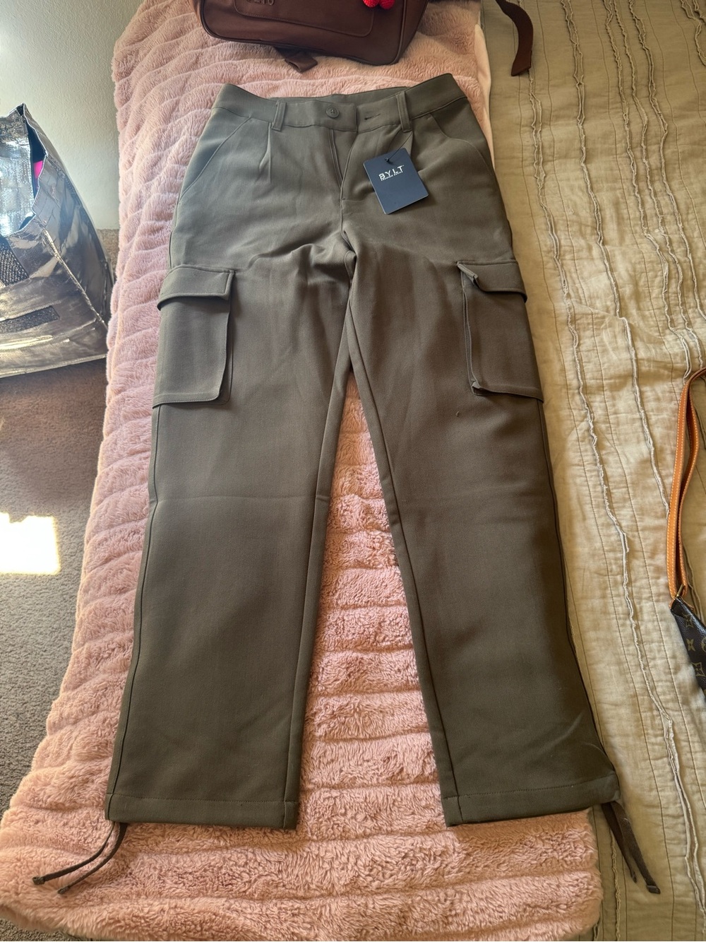 BYLT Basics Olive Cargo Trousers